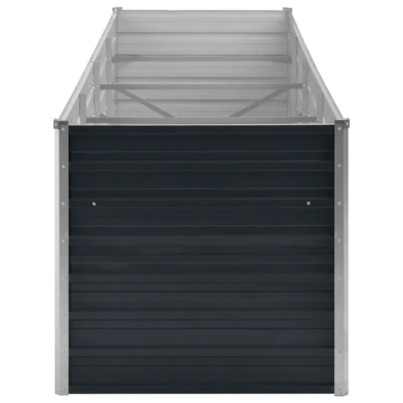 Sodo lovelis, antracito, 320x80x77cm, plienas, aukštas