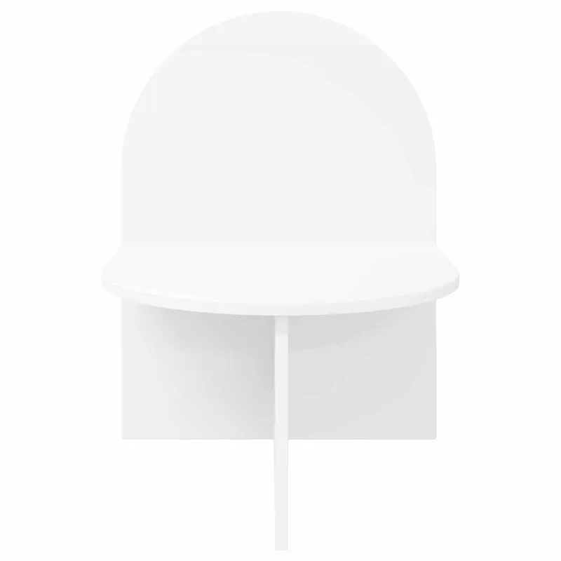 Naktinis staliukas 2 pcs Balta 48 x 49 x 65 cm Dirbtinė mediena