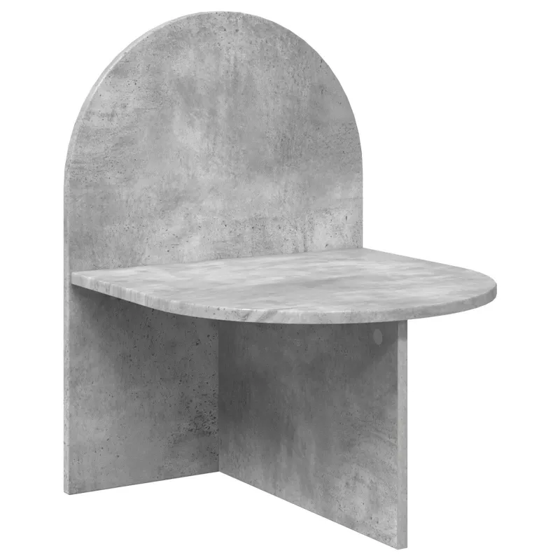 Naktinis staliukas 2 pcs Betono pilka 48 x 49 x 65 cm