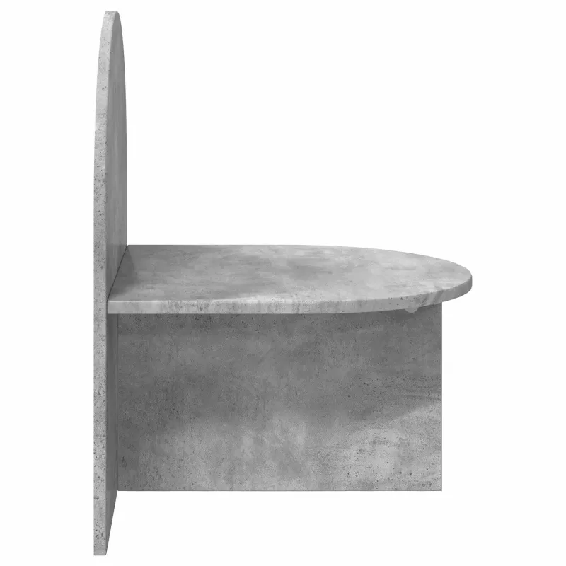 Naktinis staliukas 2 pcs Betono pilka 48 x 49 x 65 cm