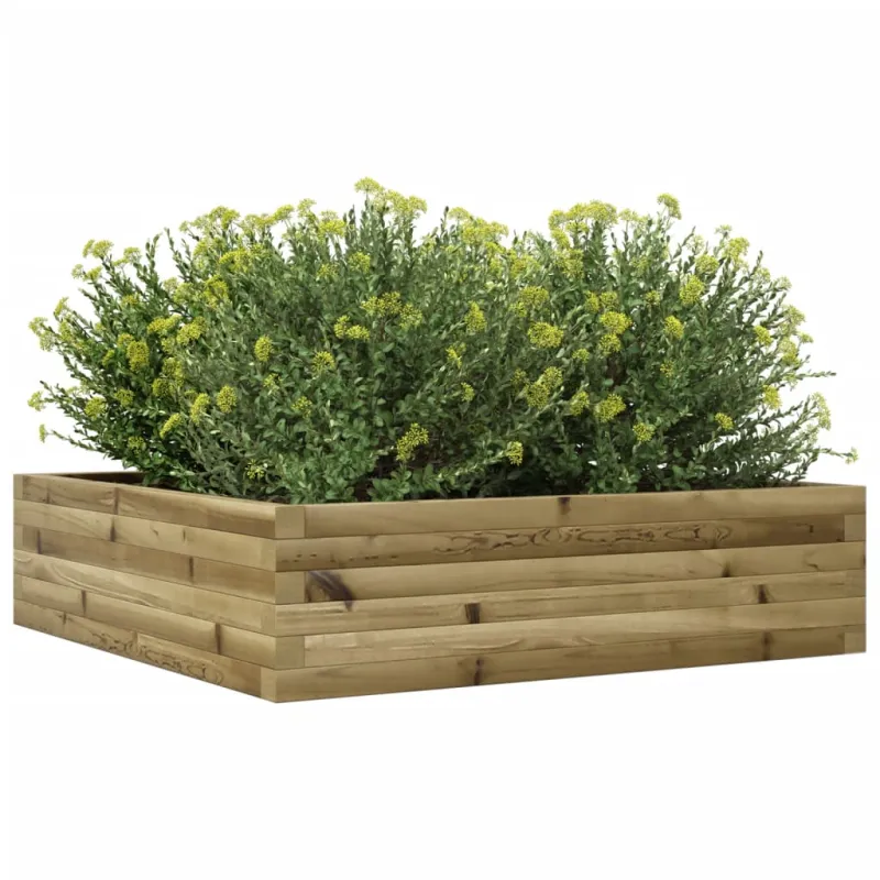 Sodo lovelis, 90x90x23cm, impregnuota pušies mediena