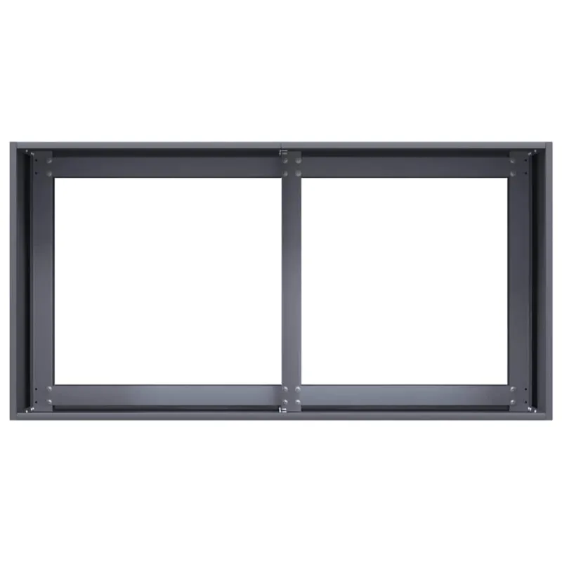 Lovelis, antracito, 80x40x40cm, šaltai valcuotas plienas