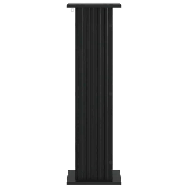 Augalų stovas 2 pcs Juoda 30,5 x 30 x 100,5 cm Apdirbta mediena
