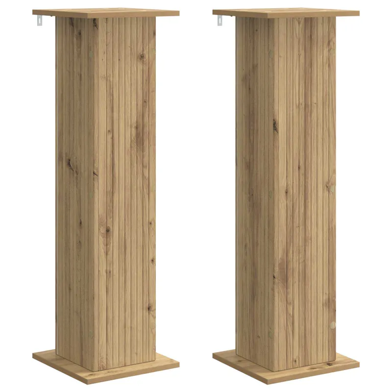 Augalų stovas 2 pcs Artisano ąžuolo 30,5 x 30 x 100,5 cm