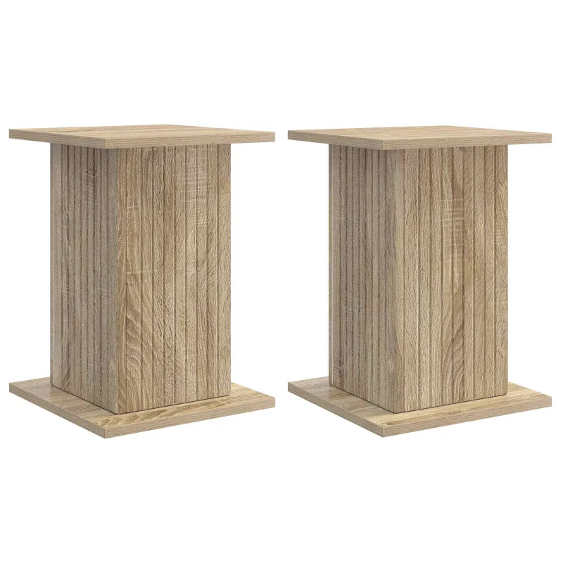 Augalų stovas 2 pcs Sonoma ąžuolas 30,5 x 30 x 43 cm
