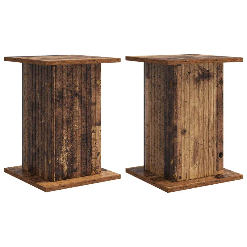 Augalų stovas 2 pcs Sendintos medienos 30,5 x 30 x 43 cm