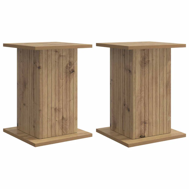 Augalų stovas 2 pcs Artisano ąžuolo 30,5 x 30 x 43 cm