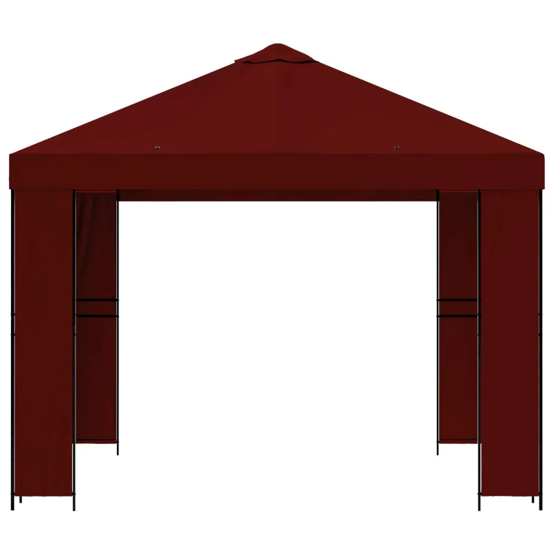 Pavėsinė 3 x 3 m Vyšninė Poliesteris ir plienas 190 gsm