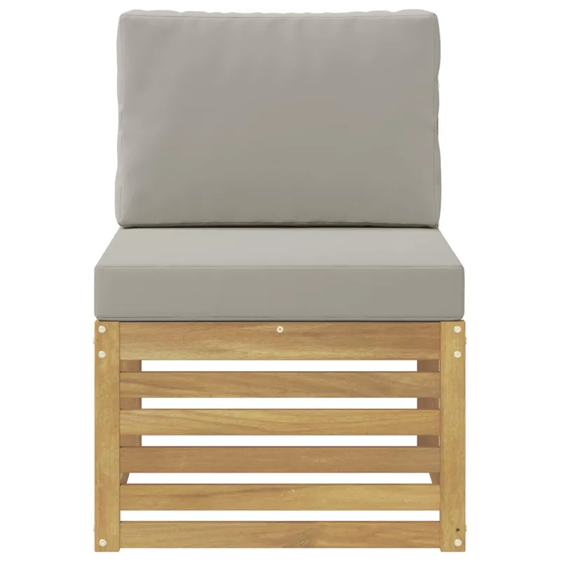 Lauko Vidurinis Sofa Kietos akacijos mediena Balta