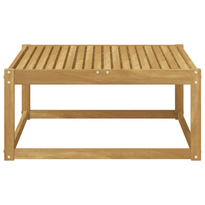 Lauko pakojis Kietos akacijos mediena Balta 79 x 79 x 37 cm