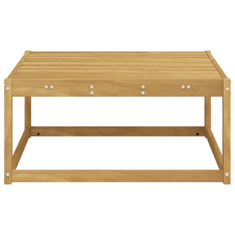 Lauko pakojis Kietos akacijos mediena Balta 79 x 79 x 37 cm
