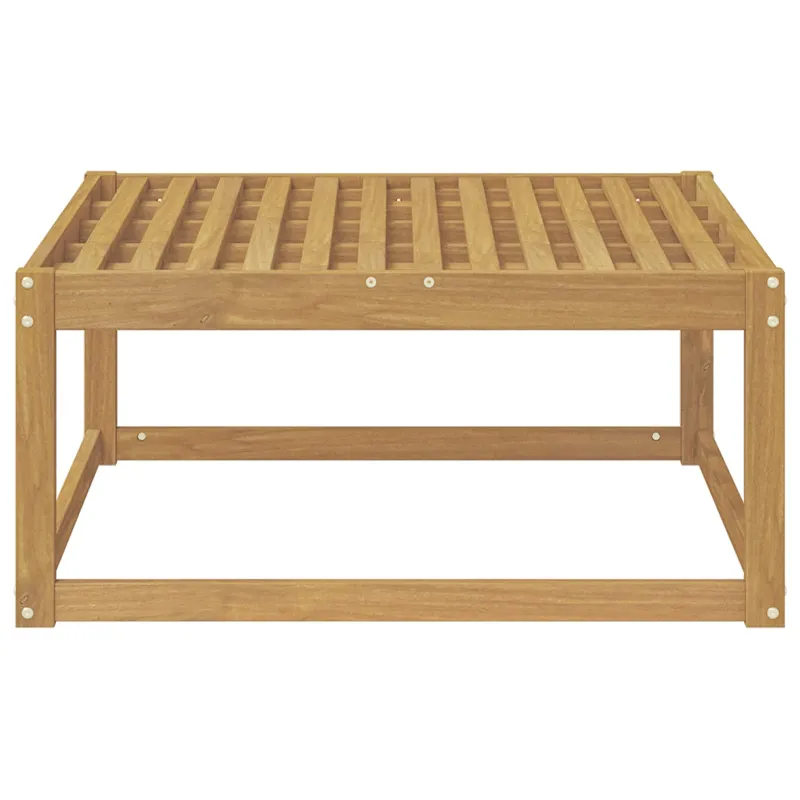 Lauko pakojis Kietos akacijos mediena Balta 79 x 79 x 37 cm