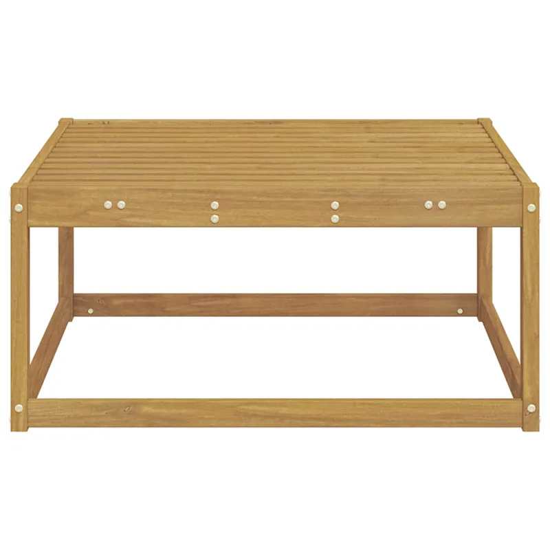 Lauko pakojis Kietos akacijos mediena Balta 79 x 79 x 37 cm