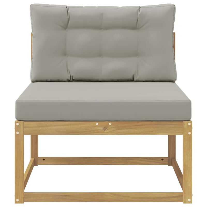 Lauko Vidurinis Sofa Poliesteris Balta