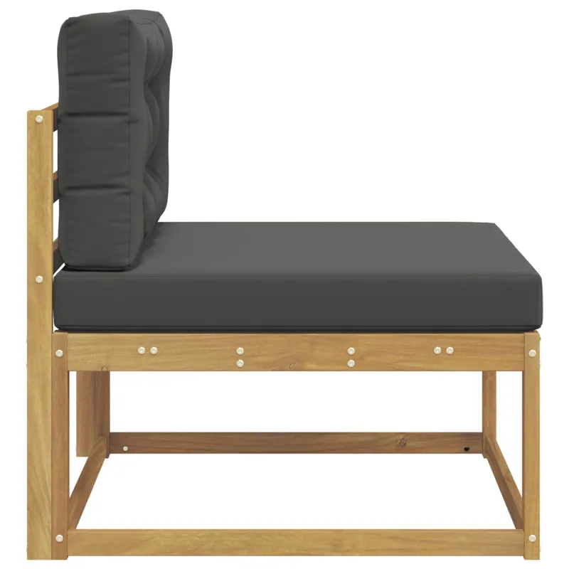 Lauko Vidurinis Sofa Poliesteris Balta