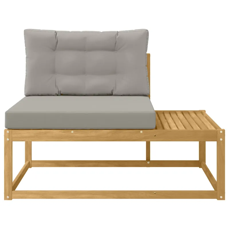 Lauko galinė sofa su pagalve Balta 115 x 83 x 73 cm Poliesteris