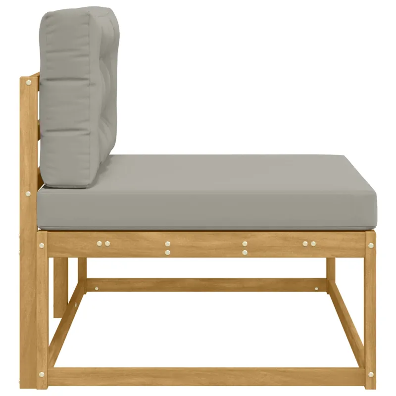 Lauko galinė sofa su pagalve Balta 115 x 83 x 73 cm Poliesteris