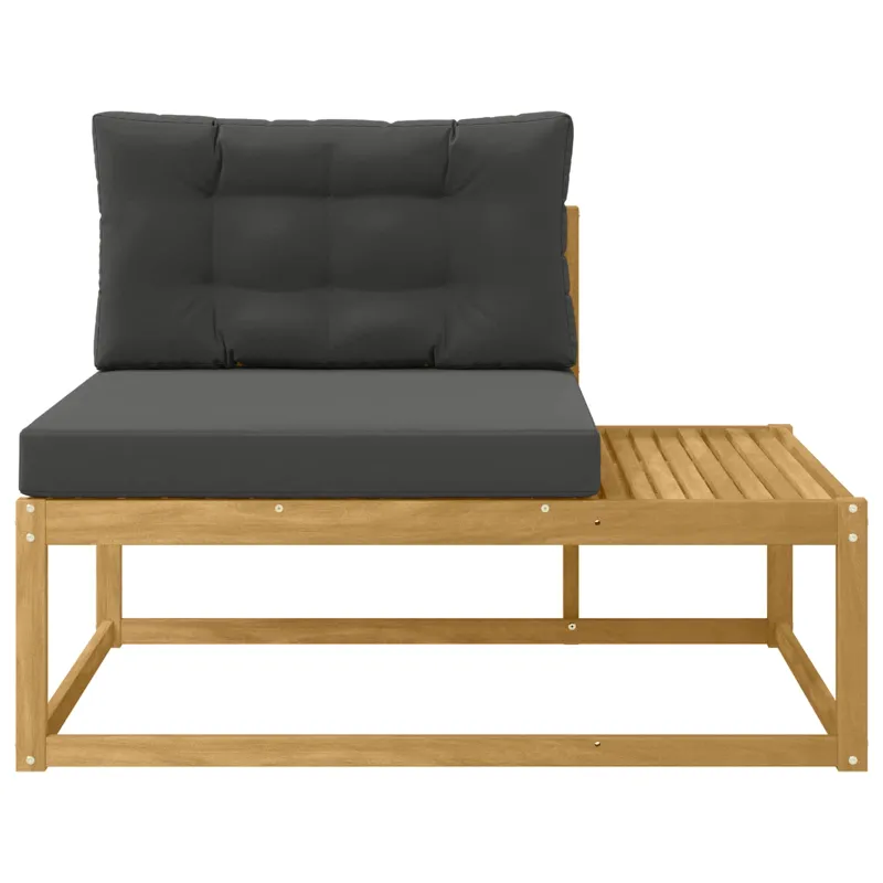 Lauko galinė sofa su pagalve Balta 115 x 83 x 73 cm Poliesteris