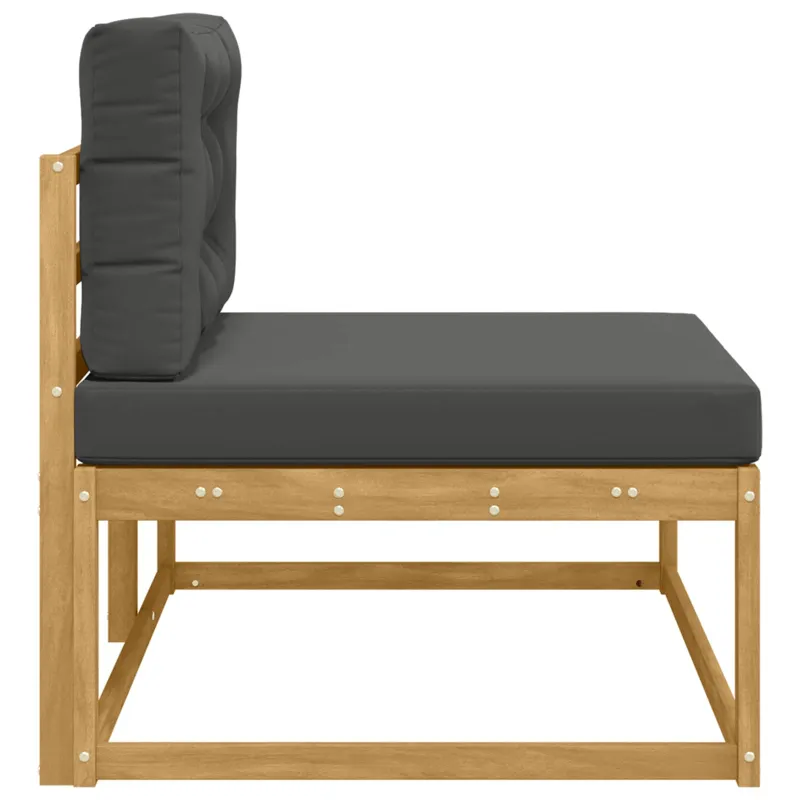 Lauko galinė sofa su pagalve Balta 115 x 83 x 73 cm Poliesteris