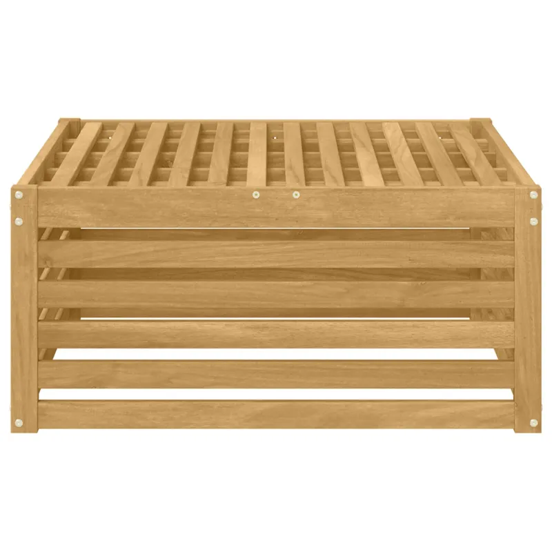 Lauko pakojis Kietos akacijos mediena Balta 79 x 79 x 37 cm