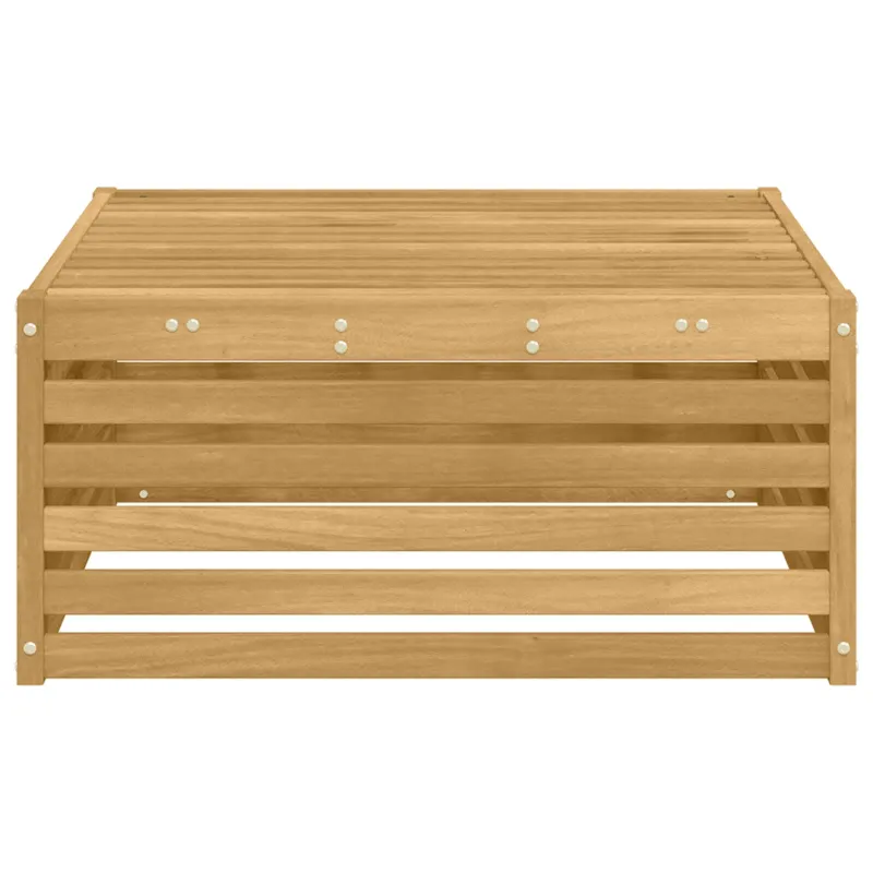 Lauko pakojis Kietos akacijos mediena Balta 79 x 79 x 37 cm