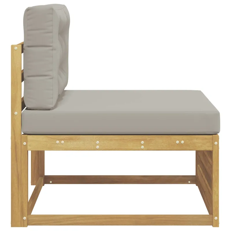 Lauko Vidurinis Sofa Kietos akacijos mediena Balta