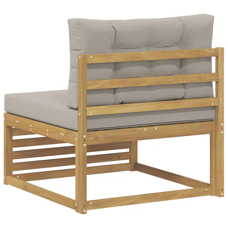 Lauko Vidurinis Sofa Kietos akacijos mediena Balta