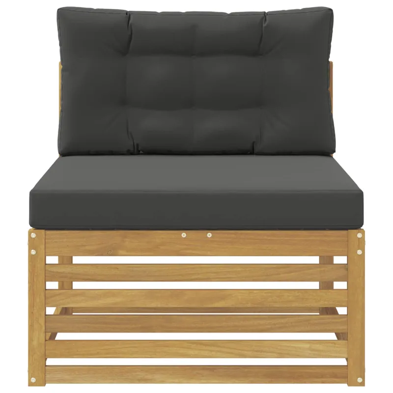 Lauko Vidurinis Sofa Kietos akacijos mediena Balta