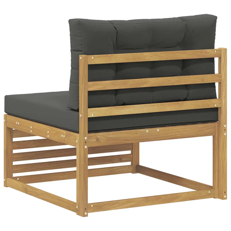 Lauko Vidurinis Sofa Kietos akacijos mediena Balta