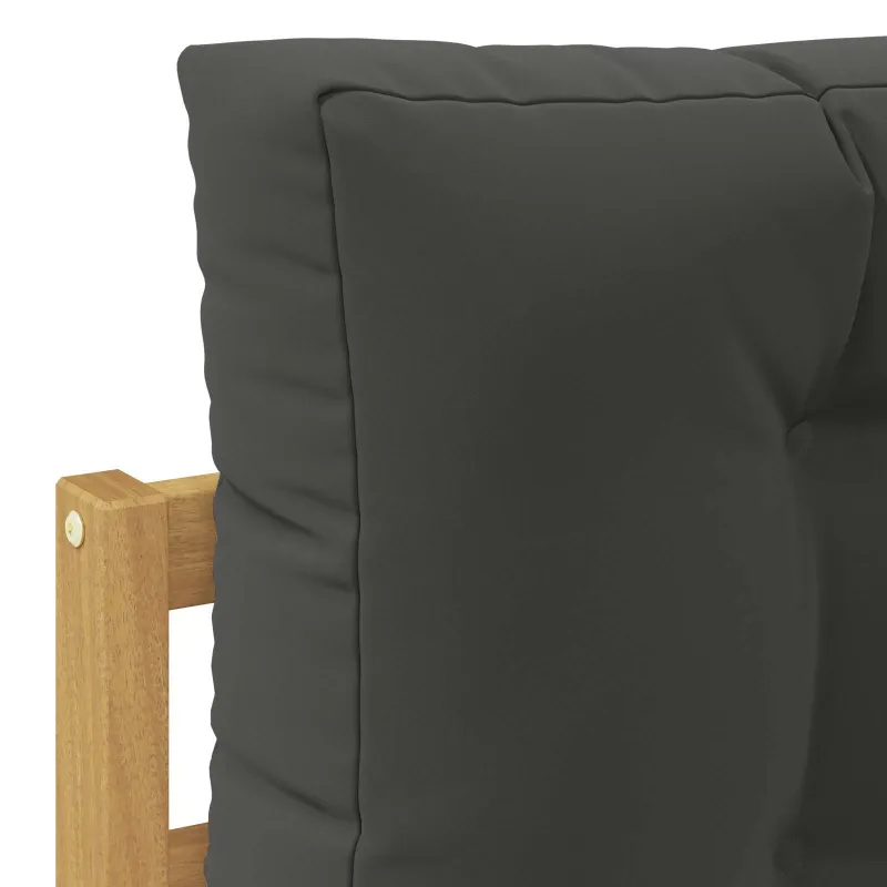 Lauko Vidurinis Sofa Kietos akacijos mediena Balta