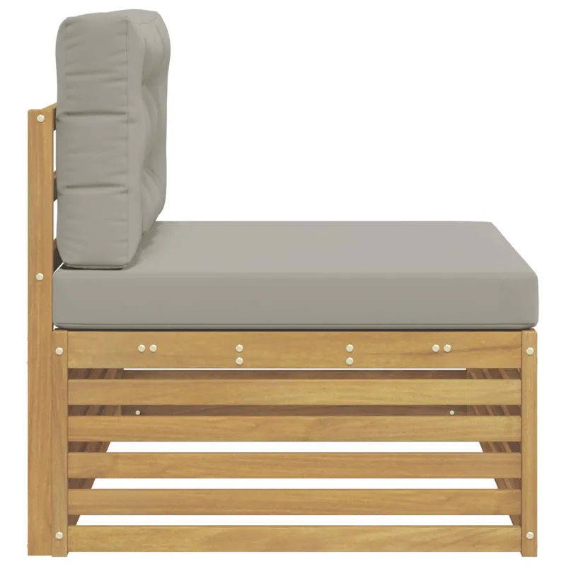 Lauko galinė sofa su pagalve Balta 115 x 83 x 73 cm