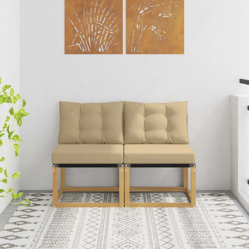 2 Vienetas Lauko Vidurinis Sofa