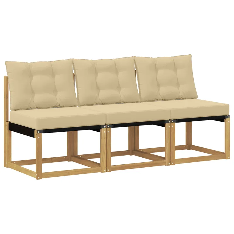 3 Vienetas Lauko Vidurinis Sofa
