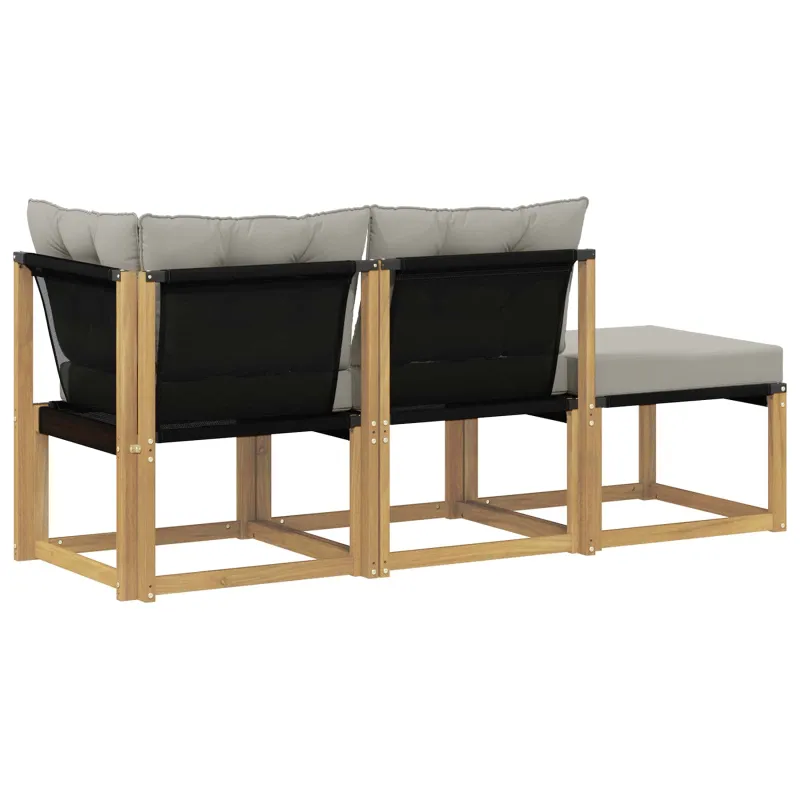 Sekcija sofa vienetai su pagalve 3 Vienetas Balta
