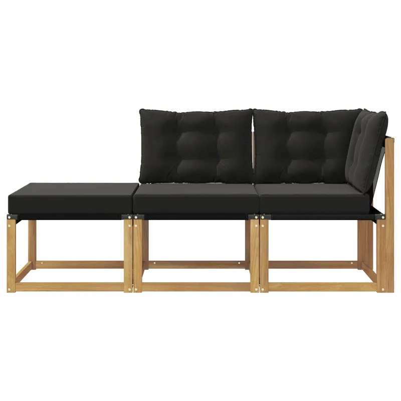 Sekcija sofa vienetai su pagalve 3 Vienetas Balta