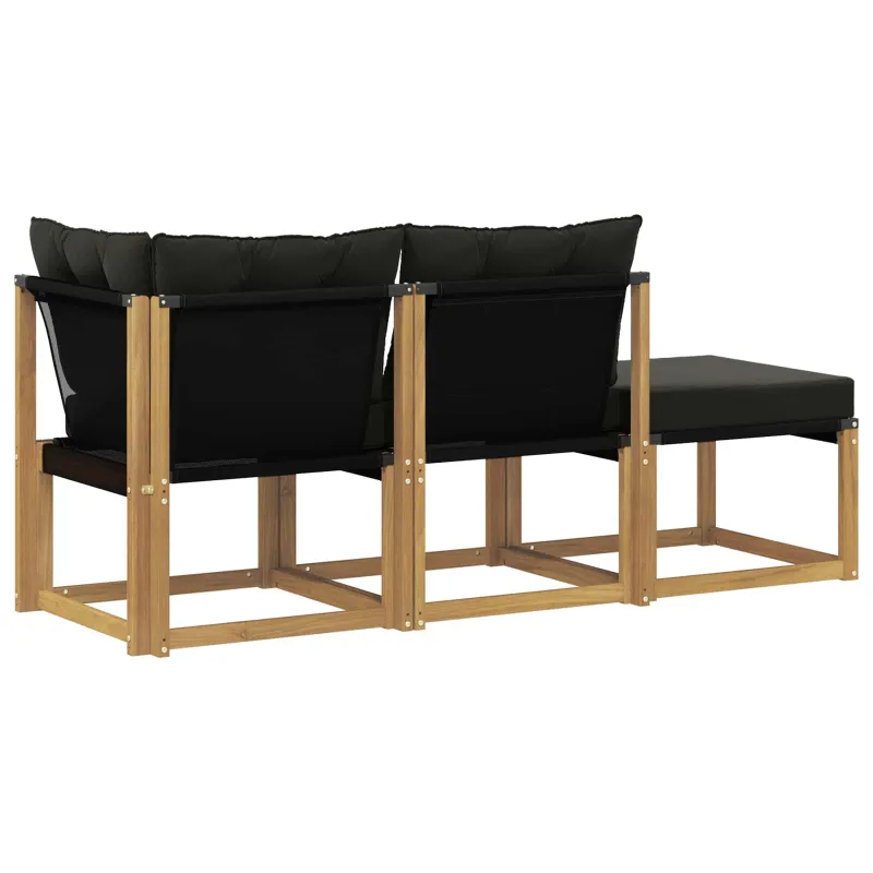 Sekcija sofa vienetai su pagalve 3 Vienetas Balta