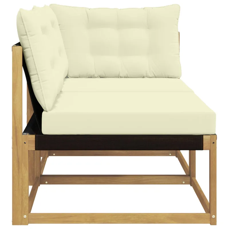 Sekcija sofa vienetai su pagalve Balta 162,5 x 83 x 73 cm