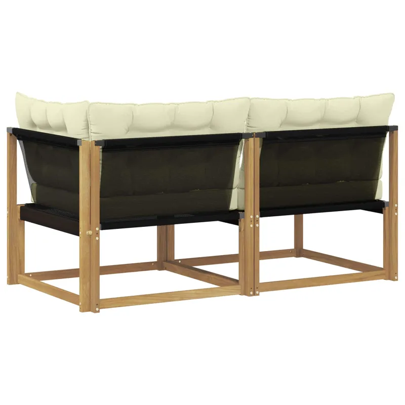 Sekcija sofa vienetai su pagalve Balta 162,5 x 83 x 73 cm