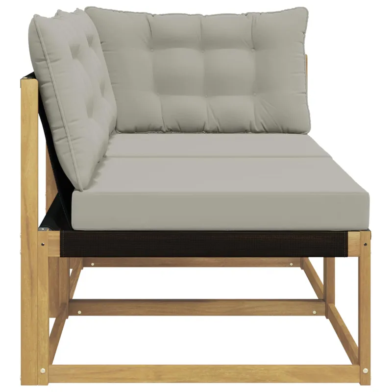 Sekcija sofa vienetai su pagalve Balta 162,5 x 83 x 73 cm