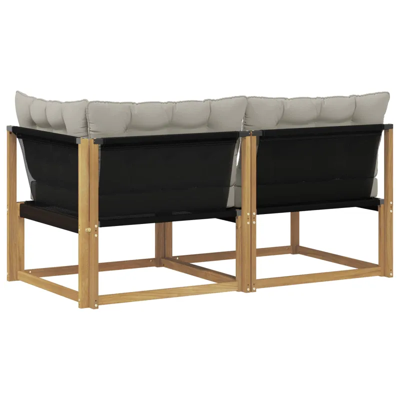 Sekcija sofa vienetai su pagalve Balta 162,5 x 83 x 73 cm
