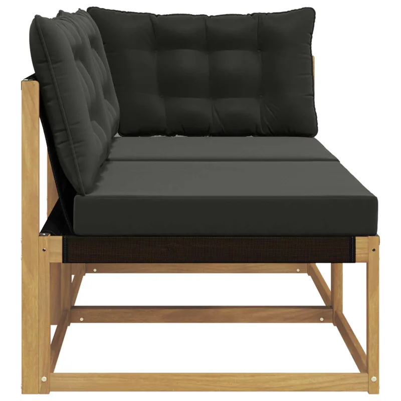 Sekcija sofa vienetai su pagalve Balta 162,5 x 83 x 73 cm