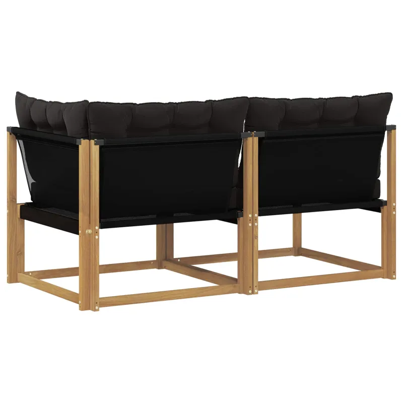 Sekcija sofa vienetai su pagalve Balta 162,5 x 83 x 73 cm