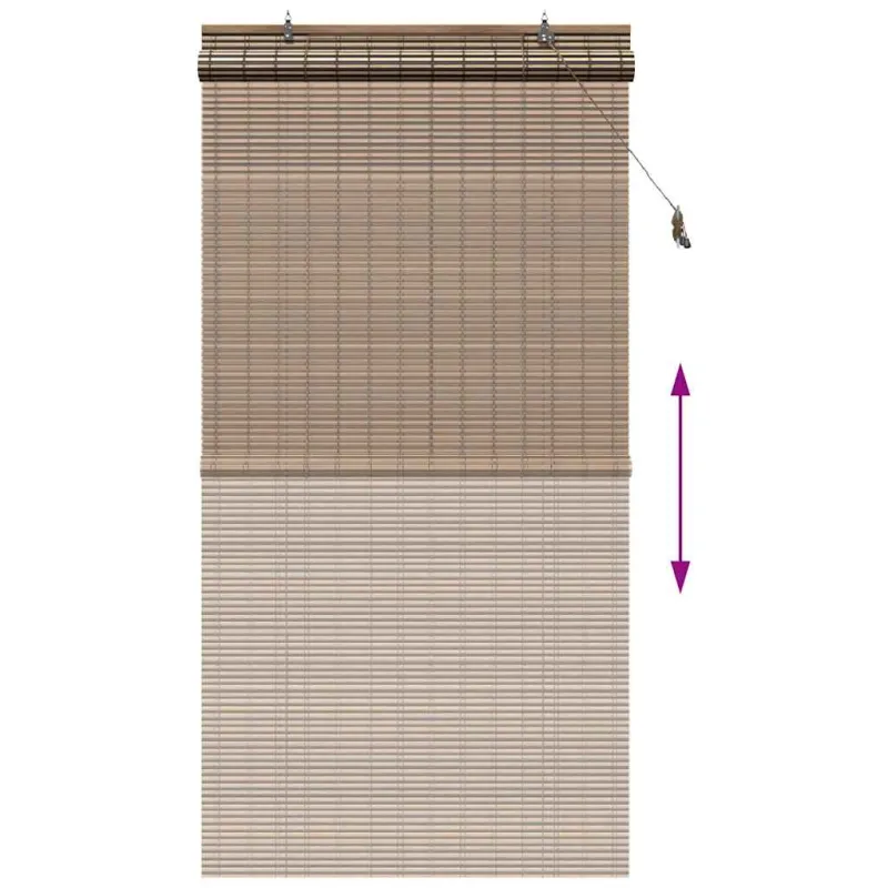 Roletas su užuolaidomis Ruda 100 x 220 cm bambukas