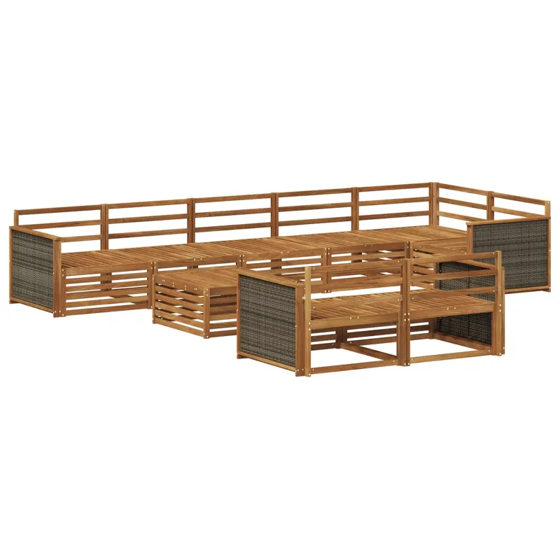 Lauko sofos komplektas 9 pcs