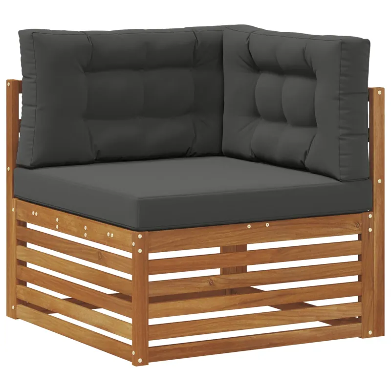 Lauko sofos komplektas su pagalve 9 pcs