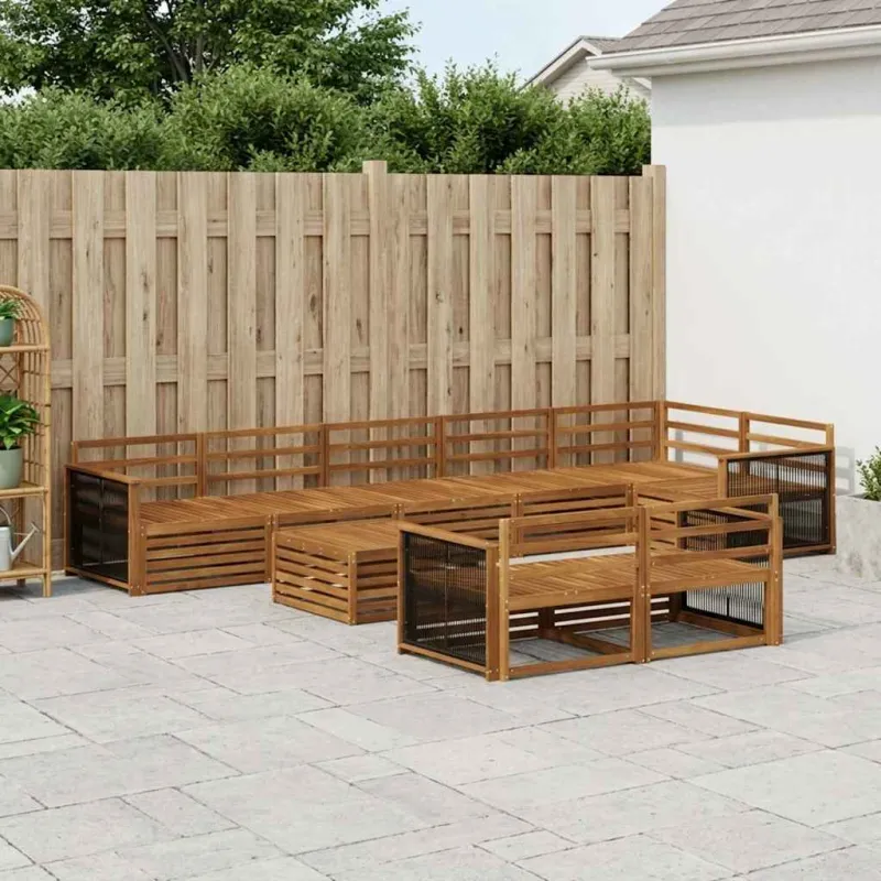 Lauko sofos komplektas 9 pcs
