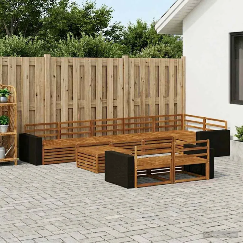 Lauko sofos komplektas 9 pcs
