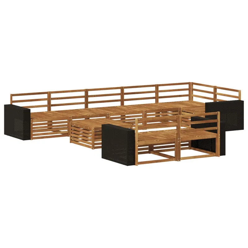 Lauko sofos komplektas 9 pcs