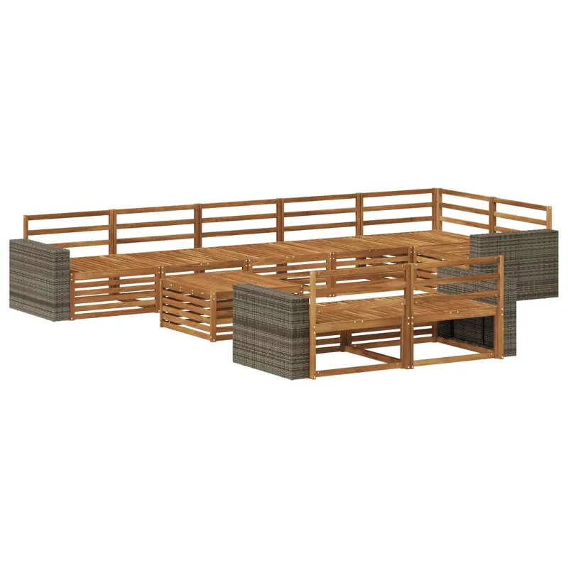 Lauko sofos komplektas 9 pcs