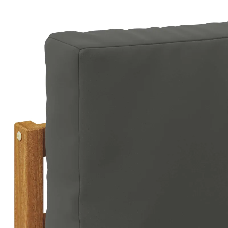 Lauko sofos komplektas 4 pcs Natūralus ir antracitas